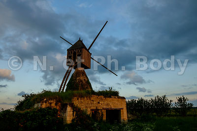 FRANCE, INDRE ET LOIRE, WINDMILL//France, Maine Et Loire, Loire Valley,wINDMILL