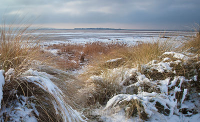 Winter View of Hilbre Island
