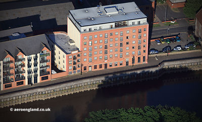 Whitton's Mill Granary Wharf, Gainsborough aerial photograph