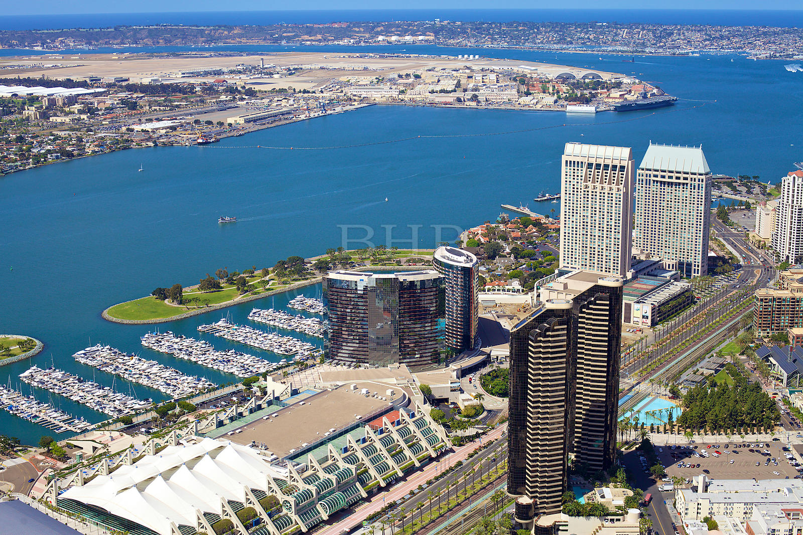 Brent Haywood Photography SanDiegoBayAerialPhoto_DowntownSan