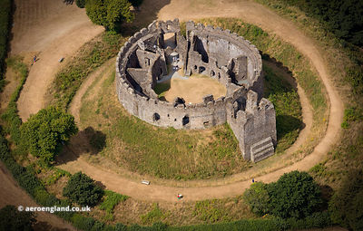 Restormel Castle from the air