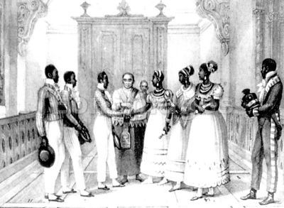 19th-century wedding of wealthy black Brazilian couple