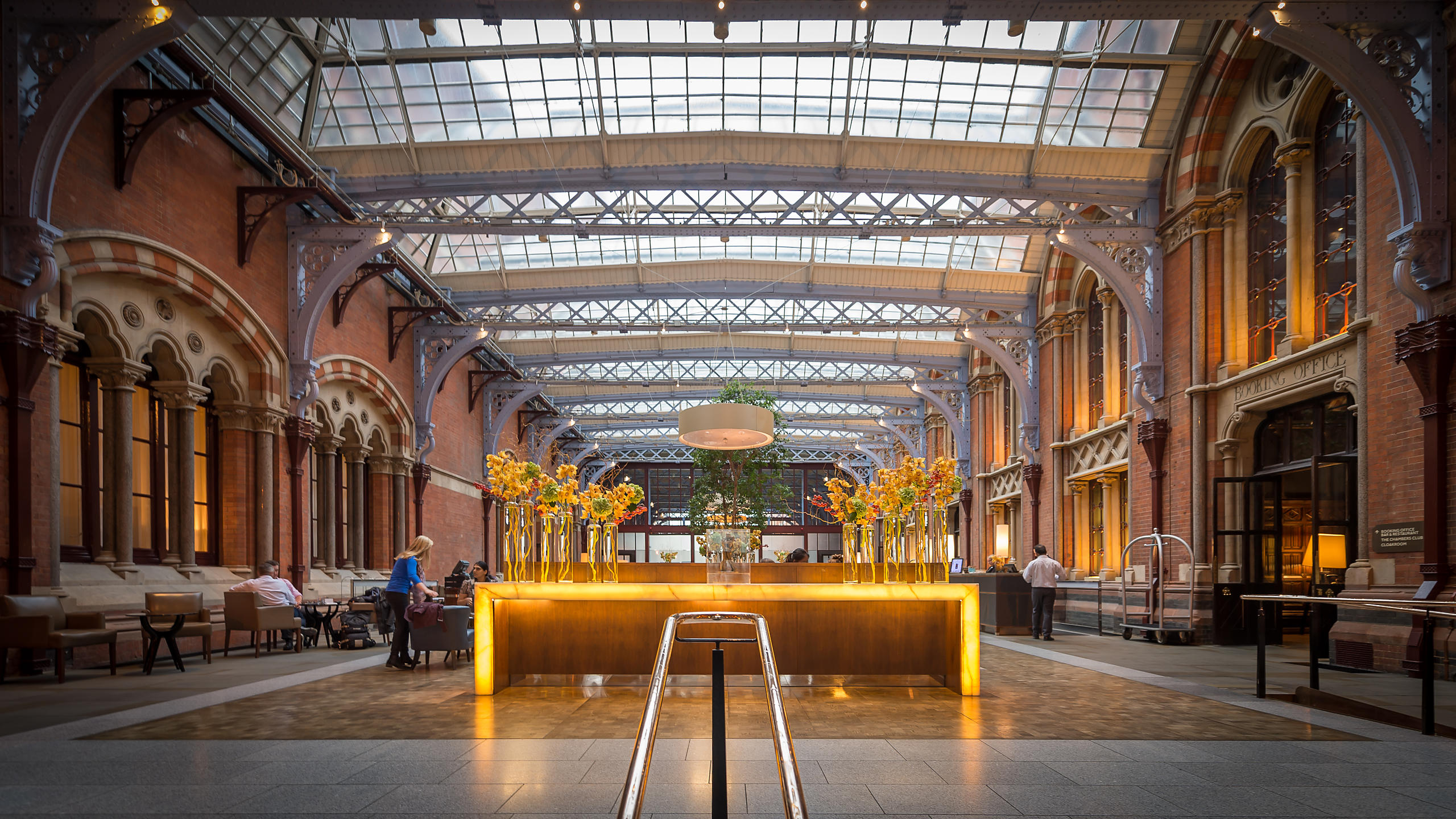 St Pancras Station Hotel Reception & Atrium