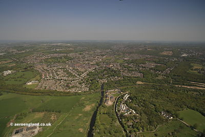 aerial photograph of Horsforth Leeds Yorkshire England UK