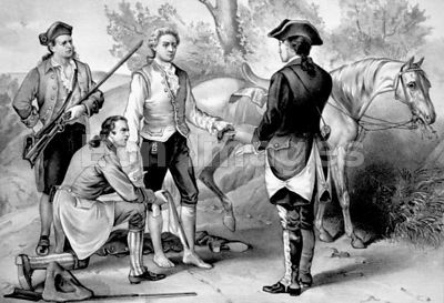 John Andre captured by New York militiamen