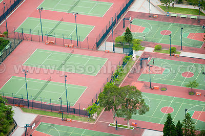 Tennis Courts, Sha Tin, Hong Kong