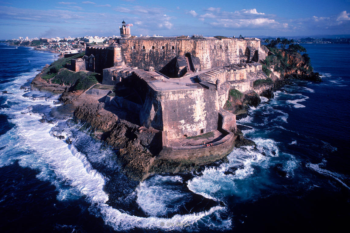 Ira Block Photography Aerial of Fort El Morro