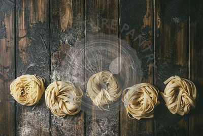 Homemade uncooked pasta