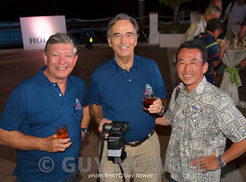 Sailing photographers' conference: Guy Nowell, Daniel Forster, Yoichi Yabe. Rolex China sea Race 2016 (RHKYC).