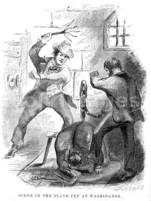 Scene in slave pen at Washington as experienced by Solomon Northup