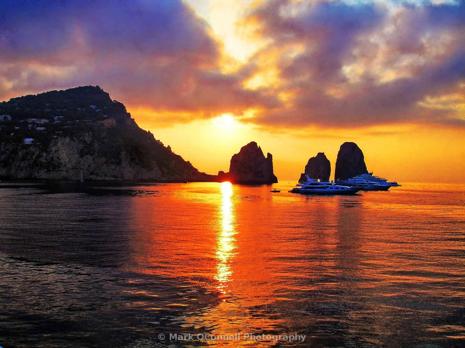 Mark O'Connell Photography Capri sunrise