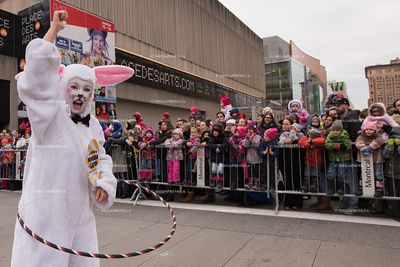 Celebration of Santa Parade In Montreal