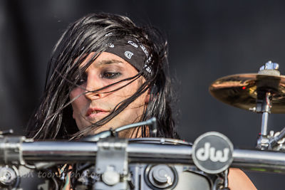 Christian "CC" Coma, drums, Black Veil Brides