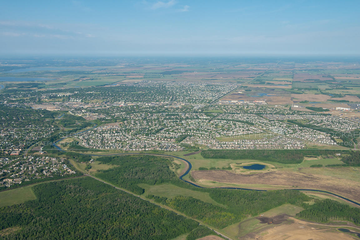 Aerial Photo St. Albert, Alberta