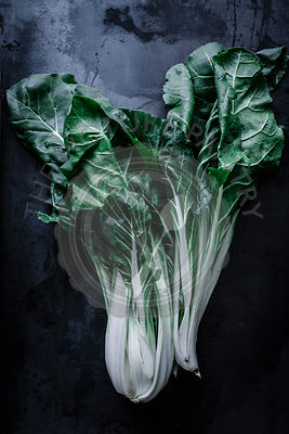 Chard or Swiss chard is a green leafy vegetable