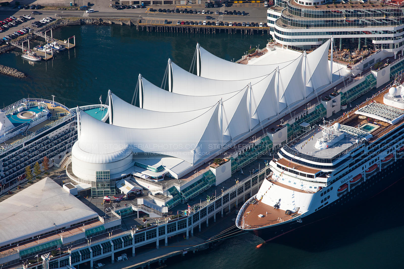 Aerial Photo Canada Place, Vancouver