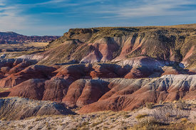 Colorful Painted Desert in Petrified Forest National Park