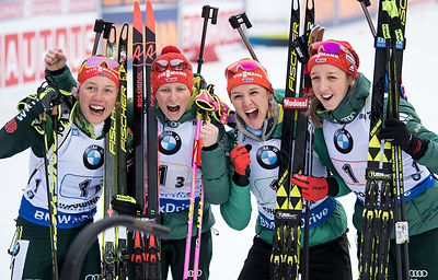 Biathlon-Weltcup Ruhpolding - Staffel Damen