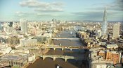 Aerial footage of London