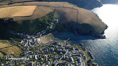 Port Isaac Cornwall aerial photograph