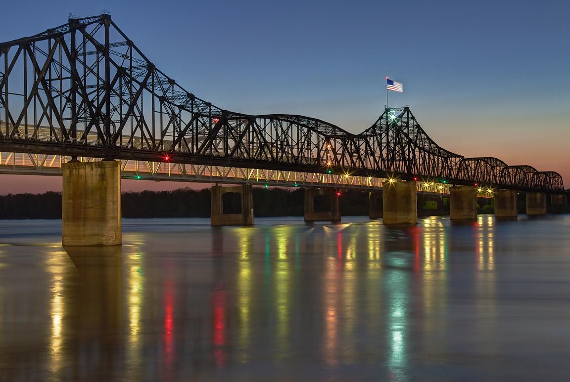 Clark Crenshaw Photography Bridge Over the Mississippi at Vicksburg