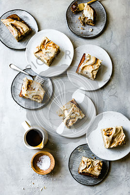 Banana butterscotch cake