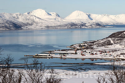 Paysage de fjord de Norvège
