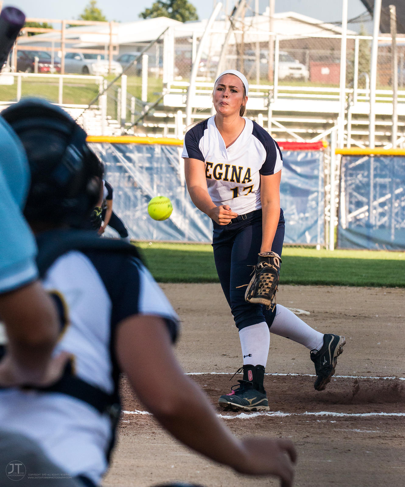 Girls Softball Iowa City Regina vs Cascade, July 1, 2014