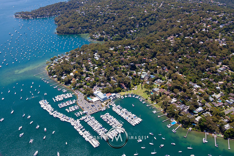 Sydney Aerial Photography Royal Motor Yacht Club, Newport
