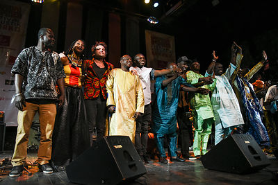 Festival AcoustiK Bamako (FAB) 2ème édition. Concert -M- "Lamomali" en avant première mondiale à Bamako
