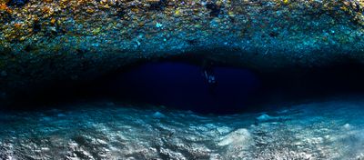 Sanctutum underwater cave