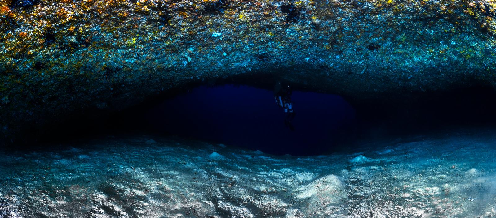 Sanctutum underwater cave