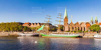 Martinianleger, Weserpromenade, Weser, Schlachte, Bremen