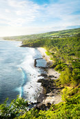 Vue sur la plage de Grand Anse depuis le piton Grand Anse