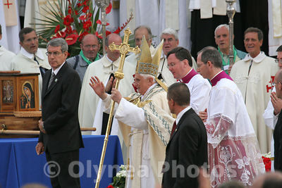 Pope Benedict XVI in Lourdes