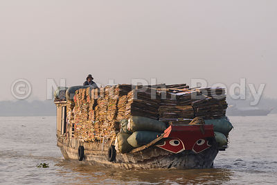 VIETNAM, CAI BE, MARCHE FLOTTANT//Vietnam, Mekong Delta, Cai Be, Floating Market