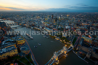 Tower Bridge at night, London