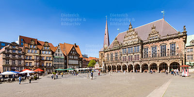 Rathaus, Der Roland, Marktplatz, Bremen