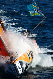 IMOCA 60' PRB - Skipper : VIncent RIOU - Route du Rhum 2018 - Au large de Groix le 10/10/2018