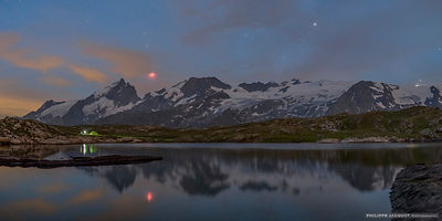 2018 - France - Eclipse totale de lune - Massif des Ecrins