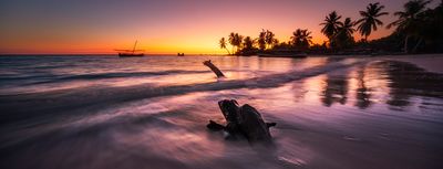 Sunset panoramique sur Nosy Iranja