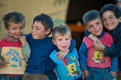 Enfants Bédouins au Mzaar