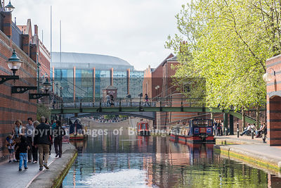 Canals surrounding Brindleyplace, Birmingham