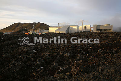 Svartsengi geothermal power plant, Grindavik, Reykjanes Peninsula, Iceland
