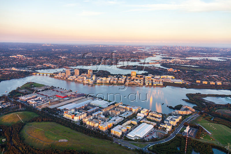 Sydney Aerial Photography Wentworth Point