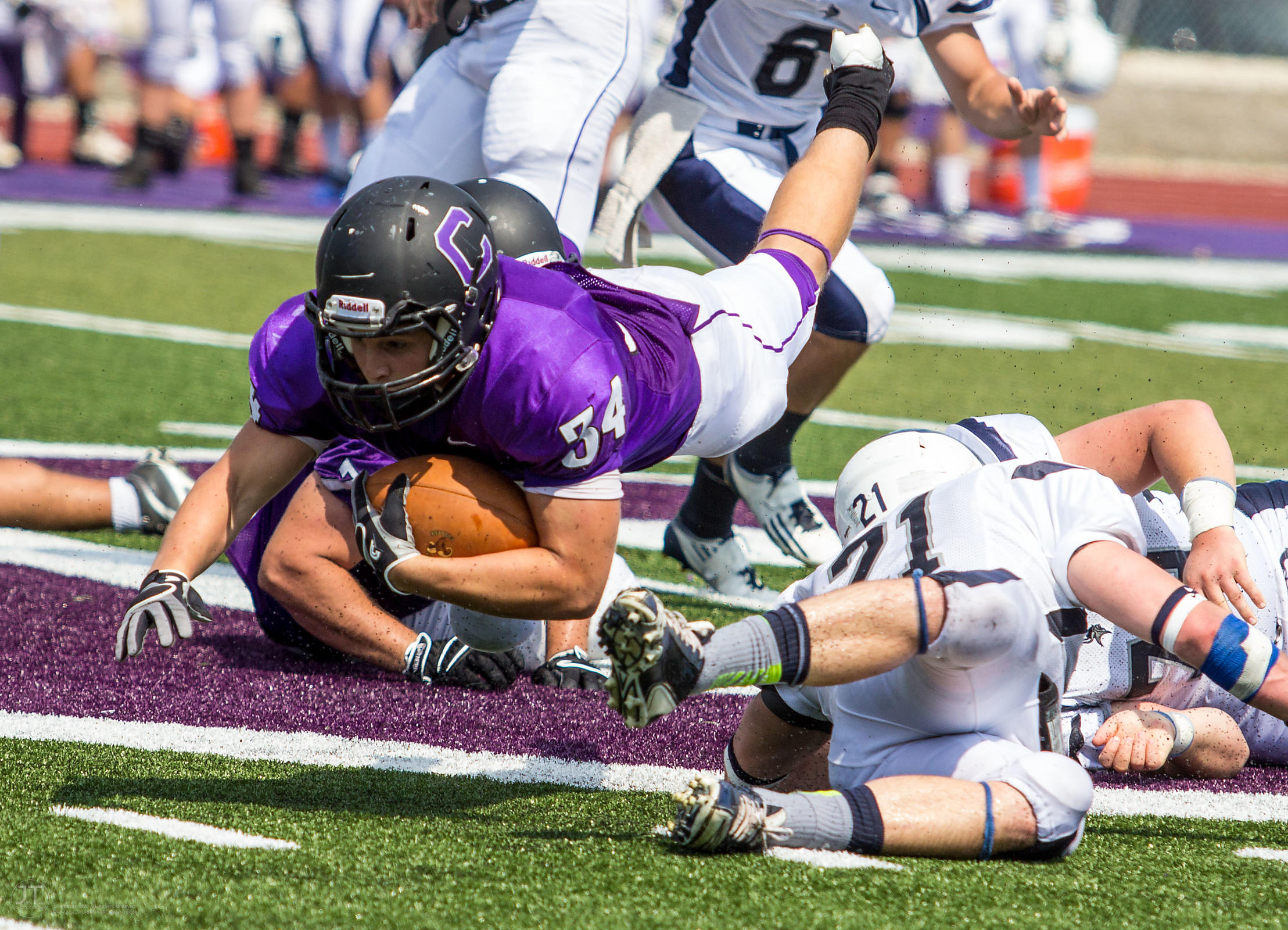 Lawrence vs Cornell Football, Sept 7, 2013