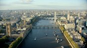 Aerial footage of London