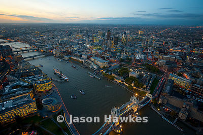 Tower Bridge at night, London
