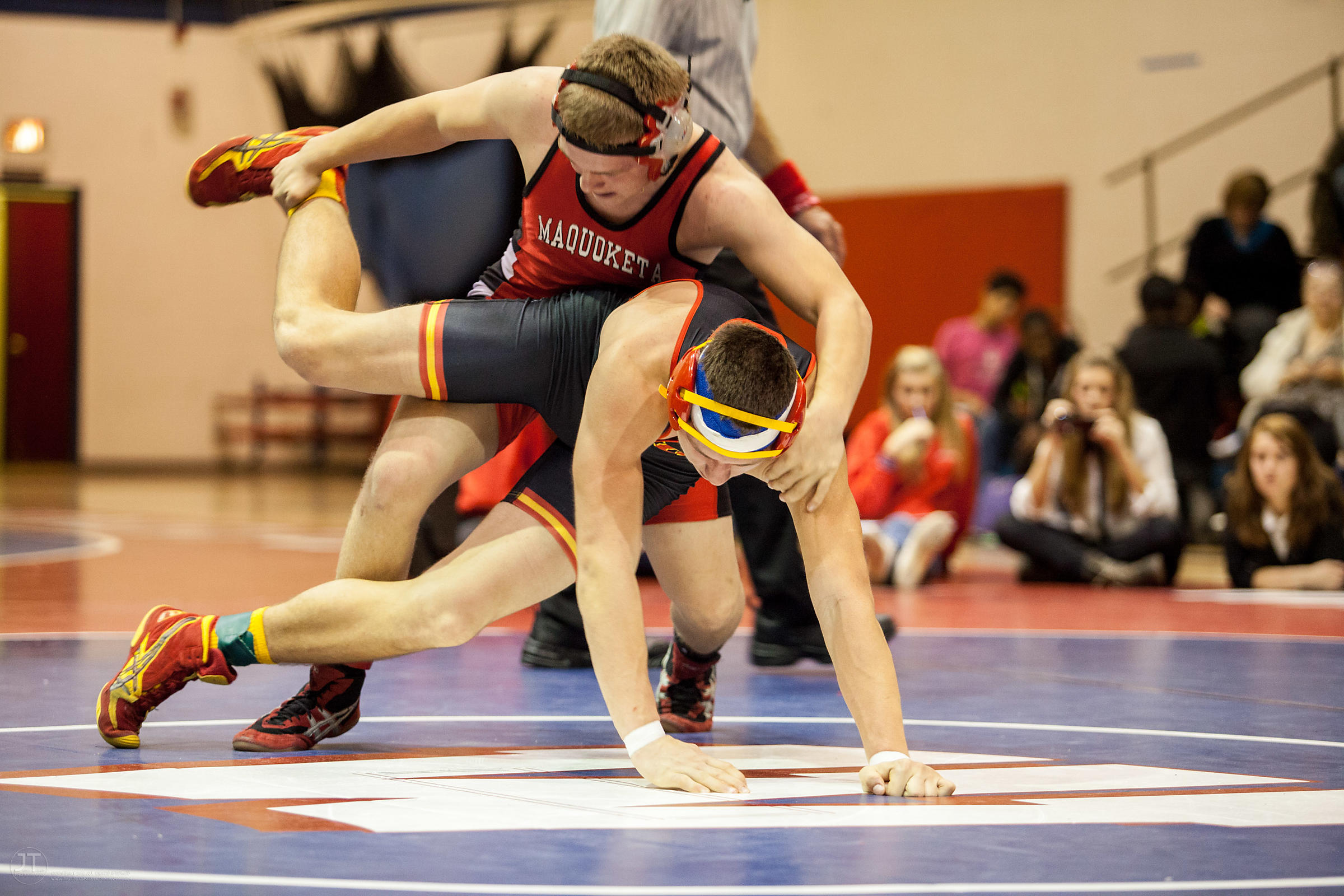 Wrestling Duals at Cedar Rapids Washington High School, November 27, 2012