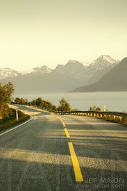 Road, sea and mountains